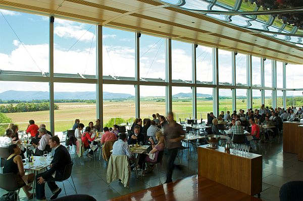 Diners at Yering Station in the Yarra Valley