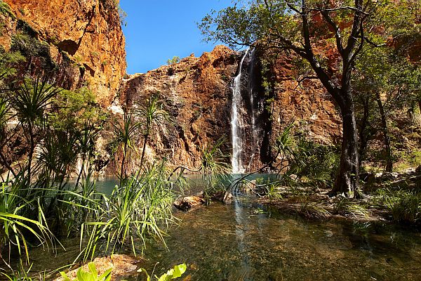 Miri Miri Falls, located on El Questro Station, west of Kununurra