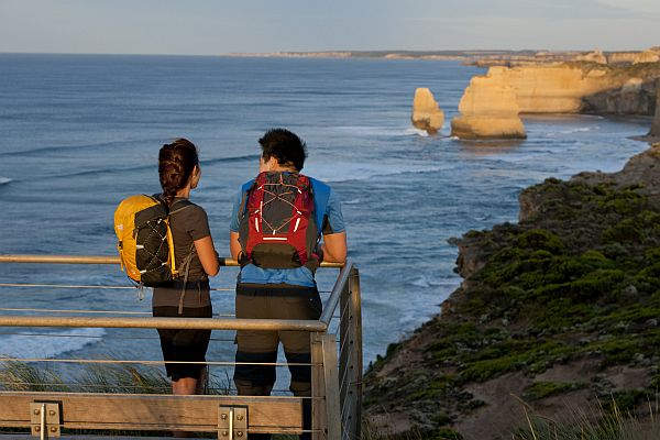 Twelve apostles from the viewing platform